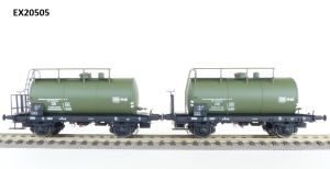 DB 2er Set 24m3 Uedinger Kess - Exact Train EX20505 Spur H0